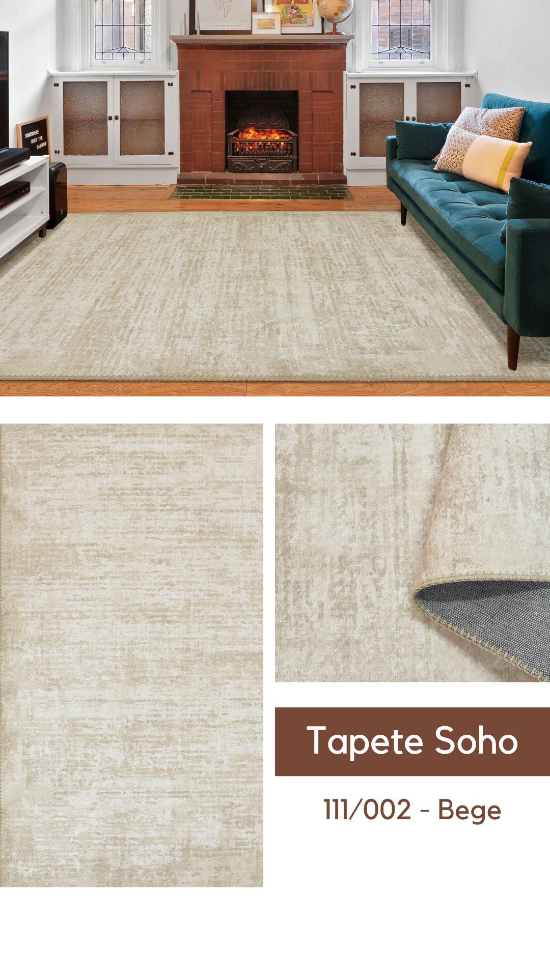 Tapete Soho - 140x200cm - 6 Cores By Arcoazul