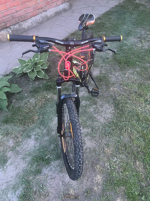 Велосипед Benetton forte 24 чорно - помаранчевий