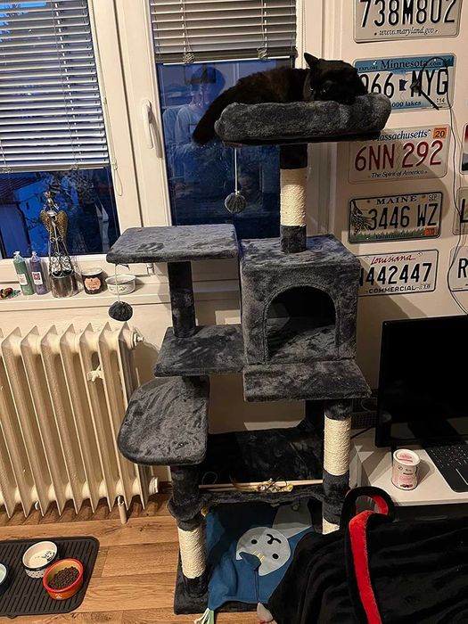 Drapak dla kota duży wysoki drapak NOWY dla kota domek legowisko NOWY