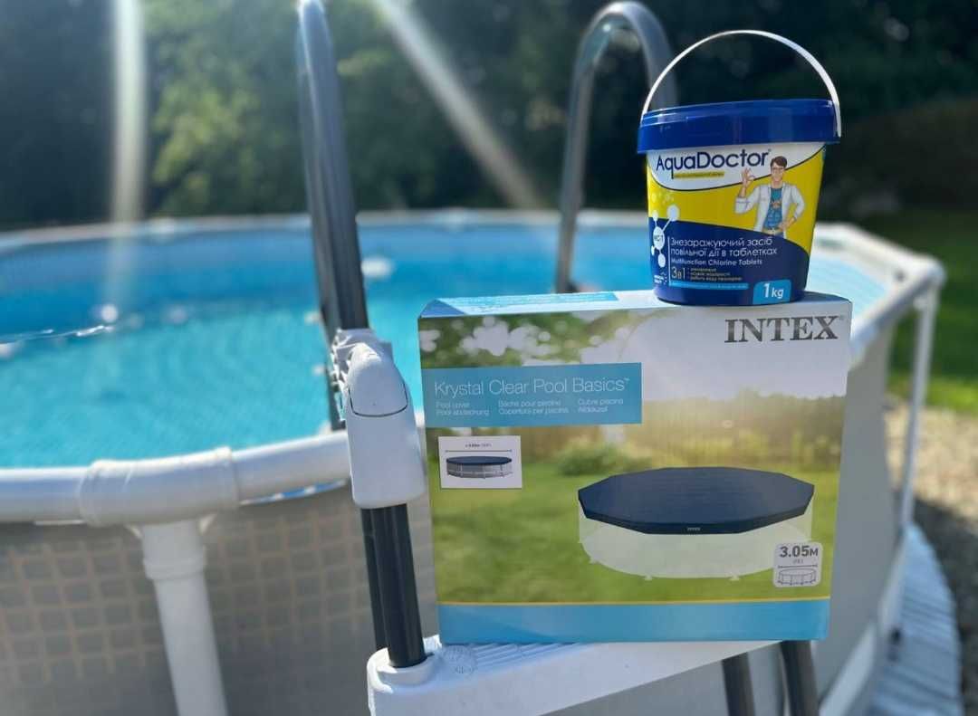 Оригінальний басейн Intex – каркасний, з гарантією | Каркасний басейн