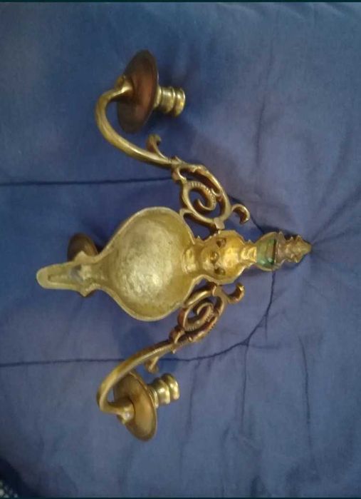 Porta Velas Antigo de Parede