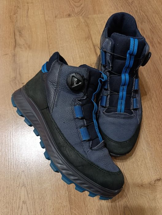 Зимові чобітки Ecco 39 р 26 см зимние ботинки хайтопы экко термо