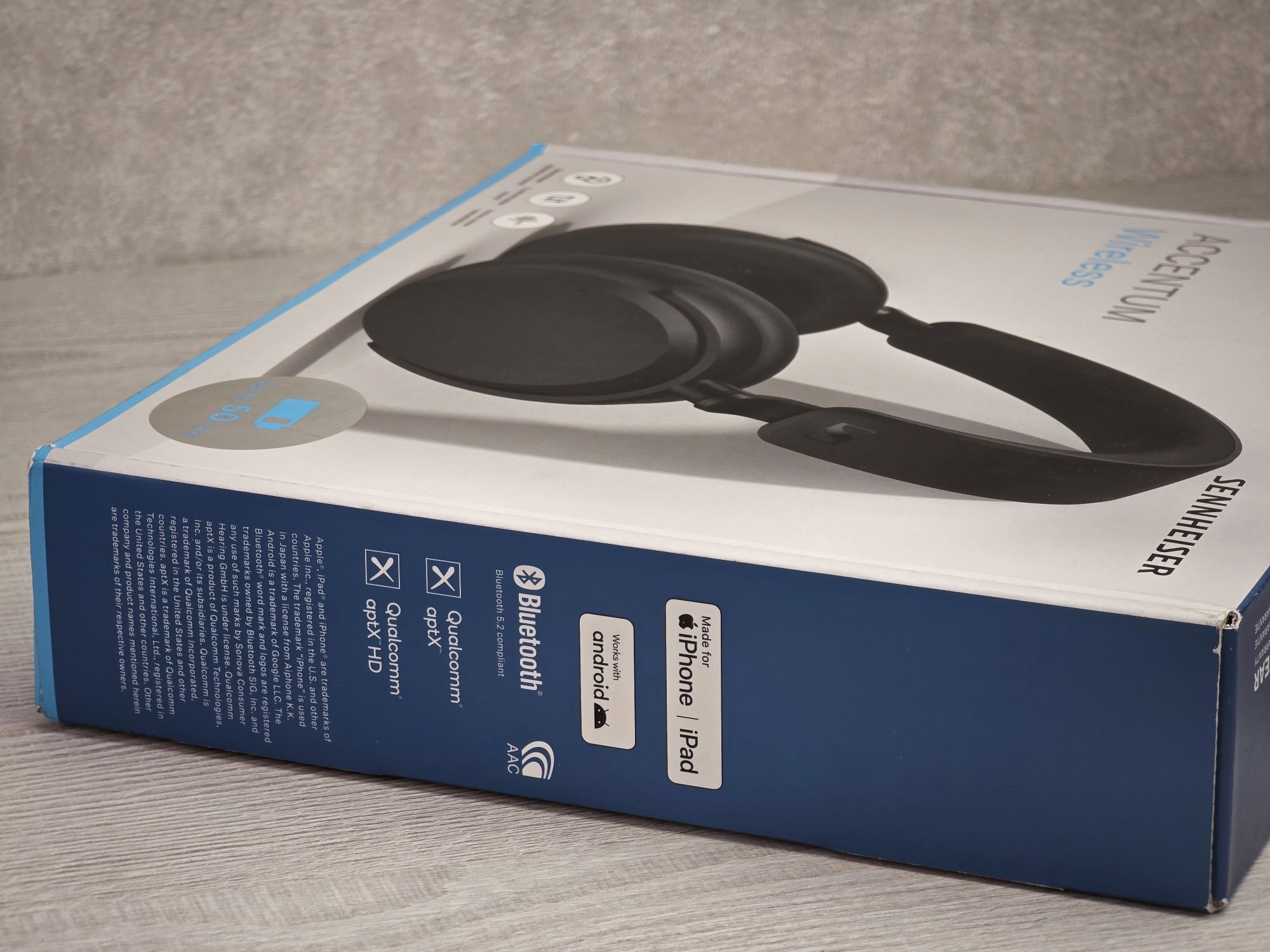 Бездротові навушники Sennheiser ACCENTUM Wireless Black (700174)