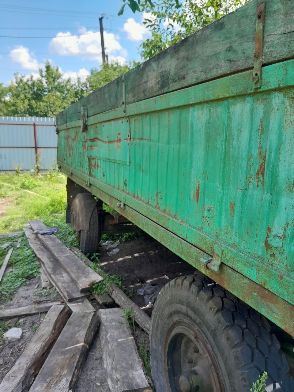 Причеп, в нормальному стані