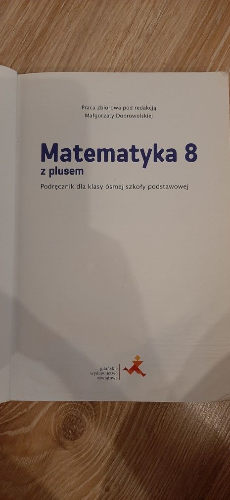 Podręcznik  matematyka z plusem kl.8