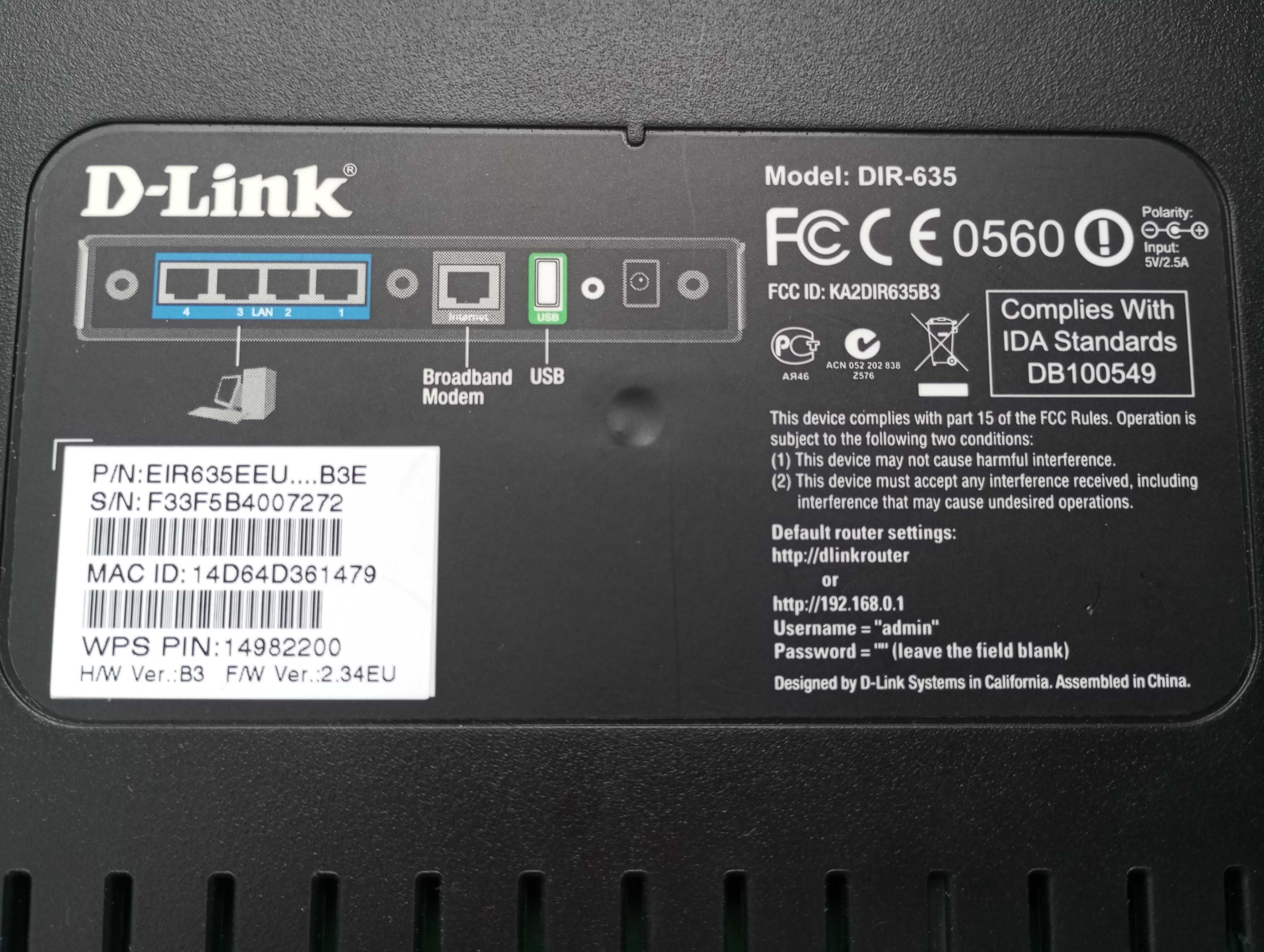 Router D-Link DIR-635