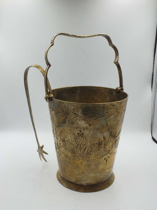 Wiaderko do lodu INDIE platerowane patyna  LS