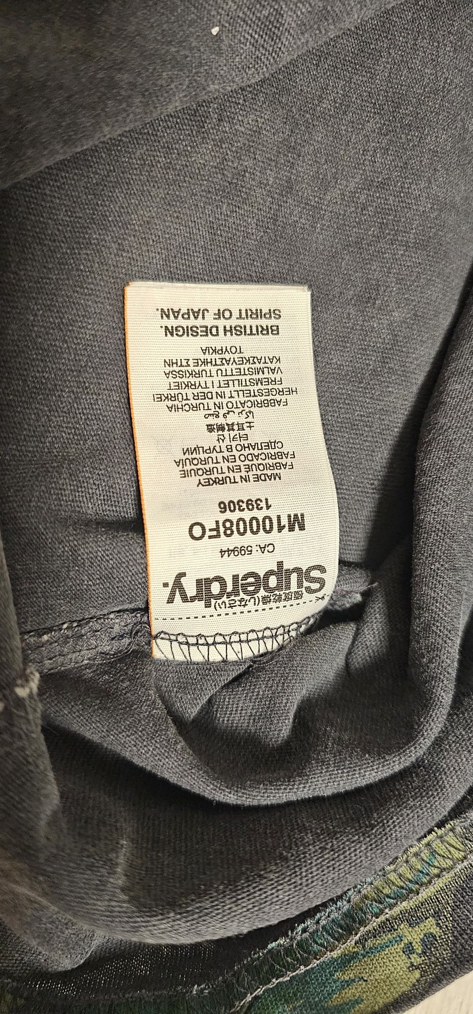 SUPERDRY koszulka męska rozmiar XXL wymiary na zdjęciach stan też