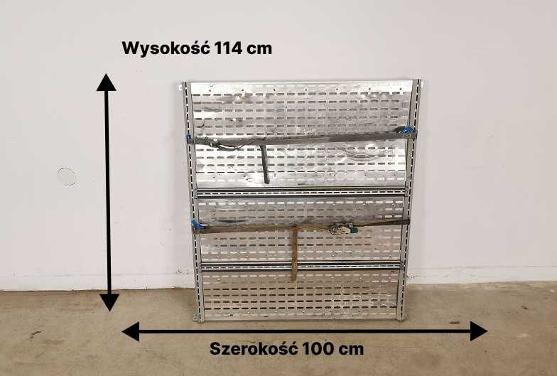 Płyta transportowa na ścianę grodziową SORTIMO Zabudowa serwisowa