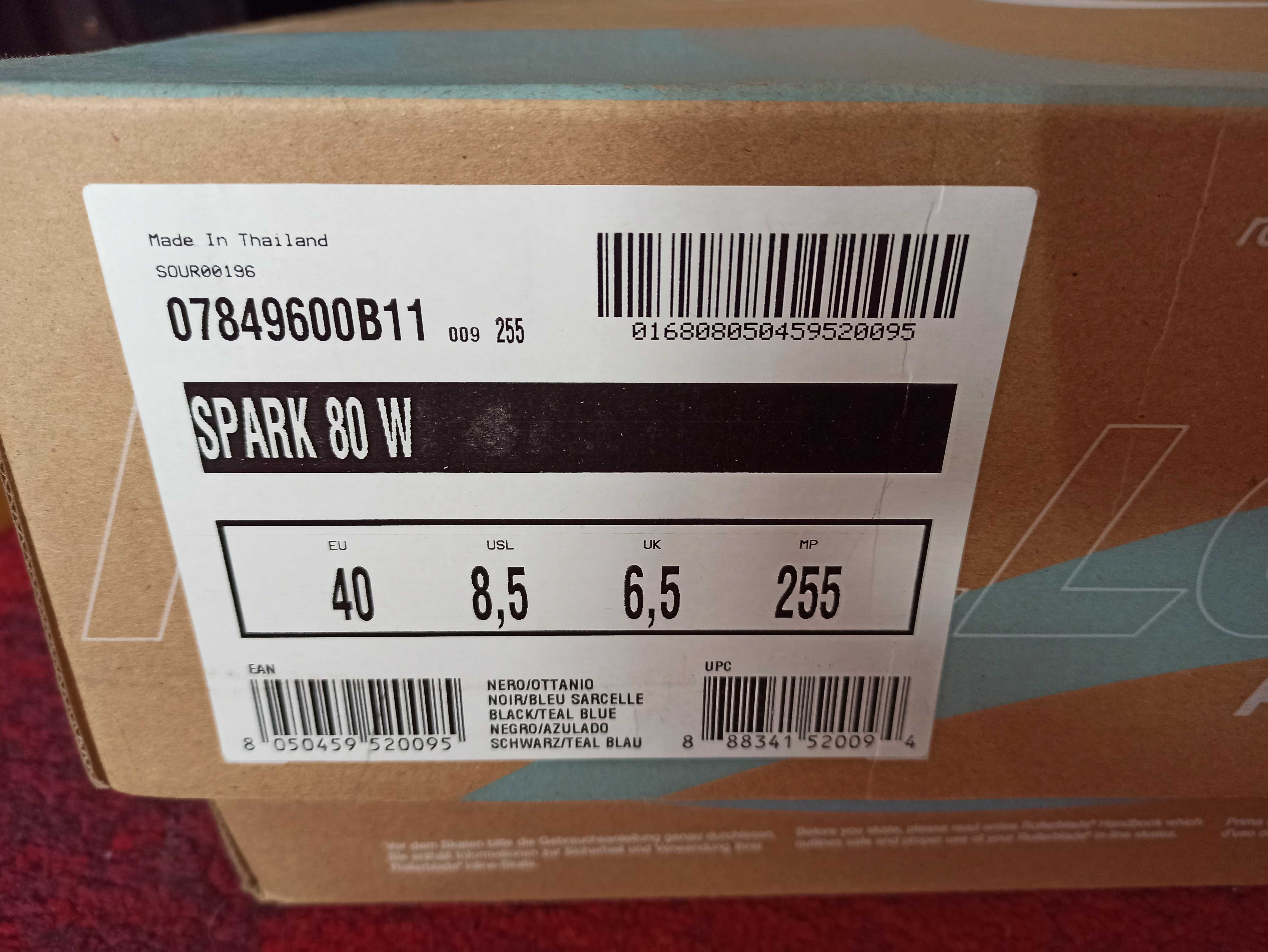 Rolki damskie rollerblade spark 80