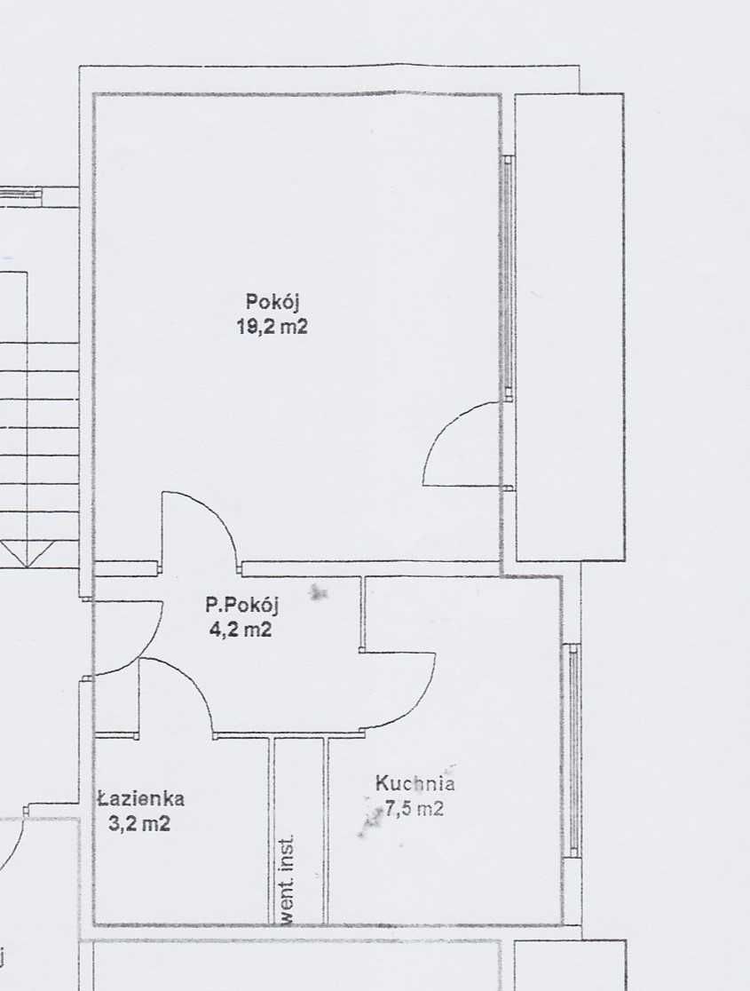 Duża Kawalerka | Północ | 1.piętro | 34m2 | Duży balkon | Piwnica