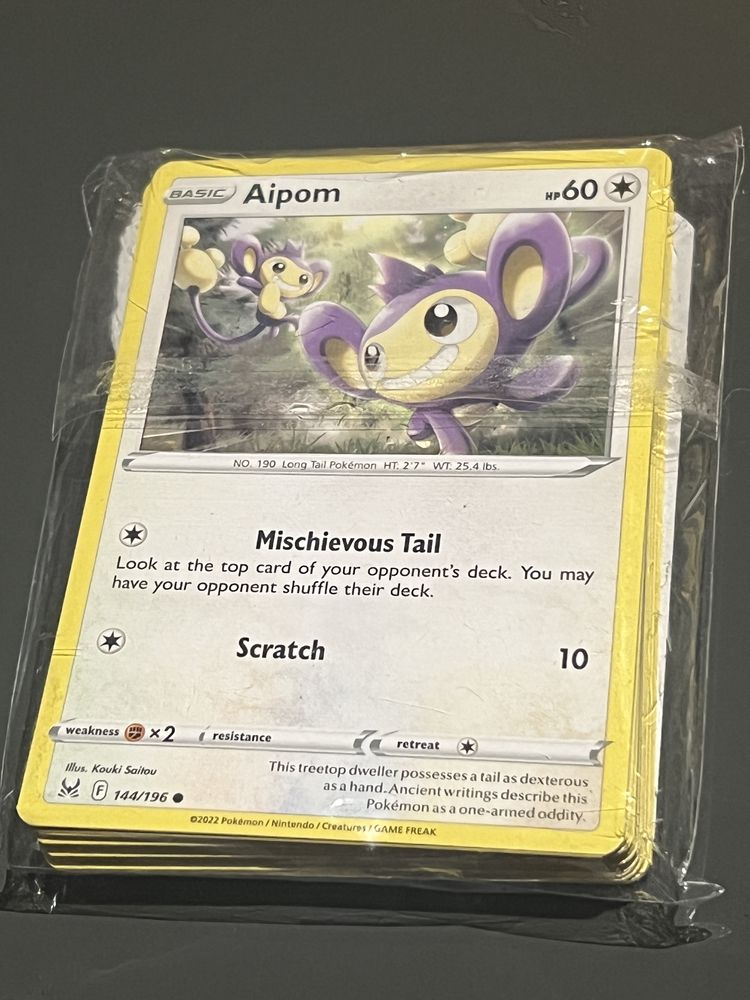 Cartas Pokémon Sword shield Lost origin