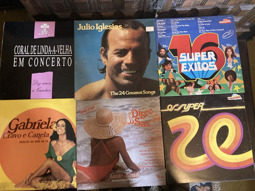 Vinis singles e LP
