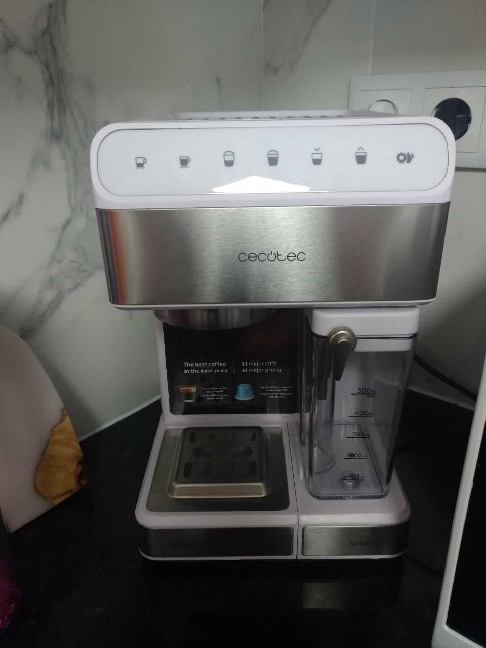 Máquina Café Cecotec Semi-Automática Apenas Com 1 Semana de Uso