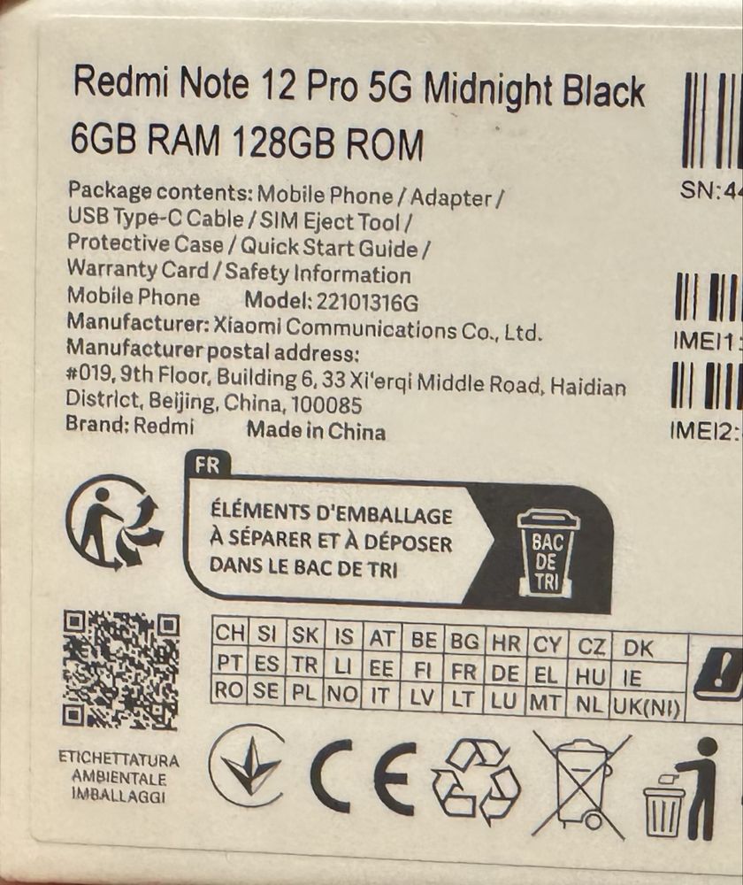 Redmi Note 12 pro