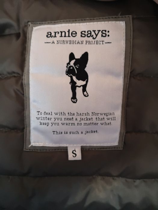 Puchowa, przejściowa kurtka, khaki, rozm. S