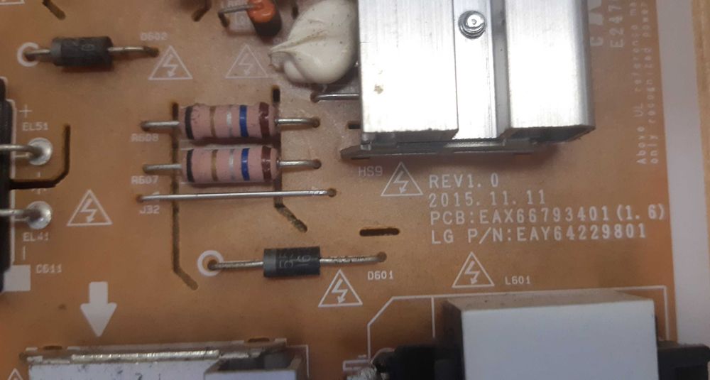 Zasilacz do telewizora LG 49UH6507 sprawdzony sprawny