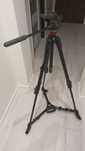 Okazja - zestaw: statyw Manfrotto 755XB+głowica 701HDV+dodatki