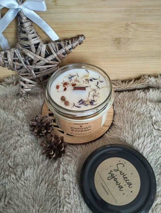 Świeca sojowa,świece,sojowe, zapachowa ,ręcznie robiona ,na prezent