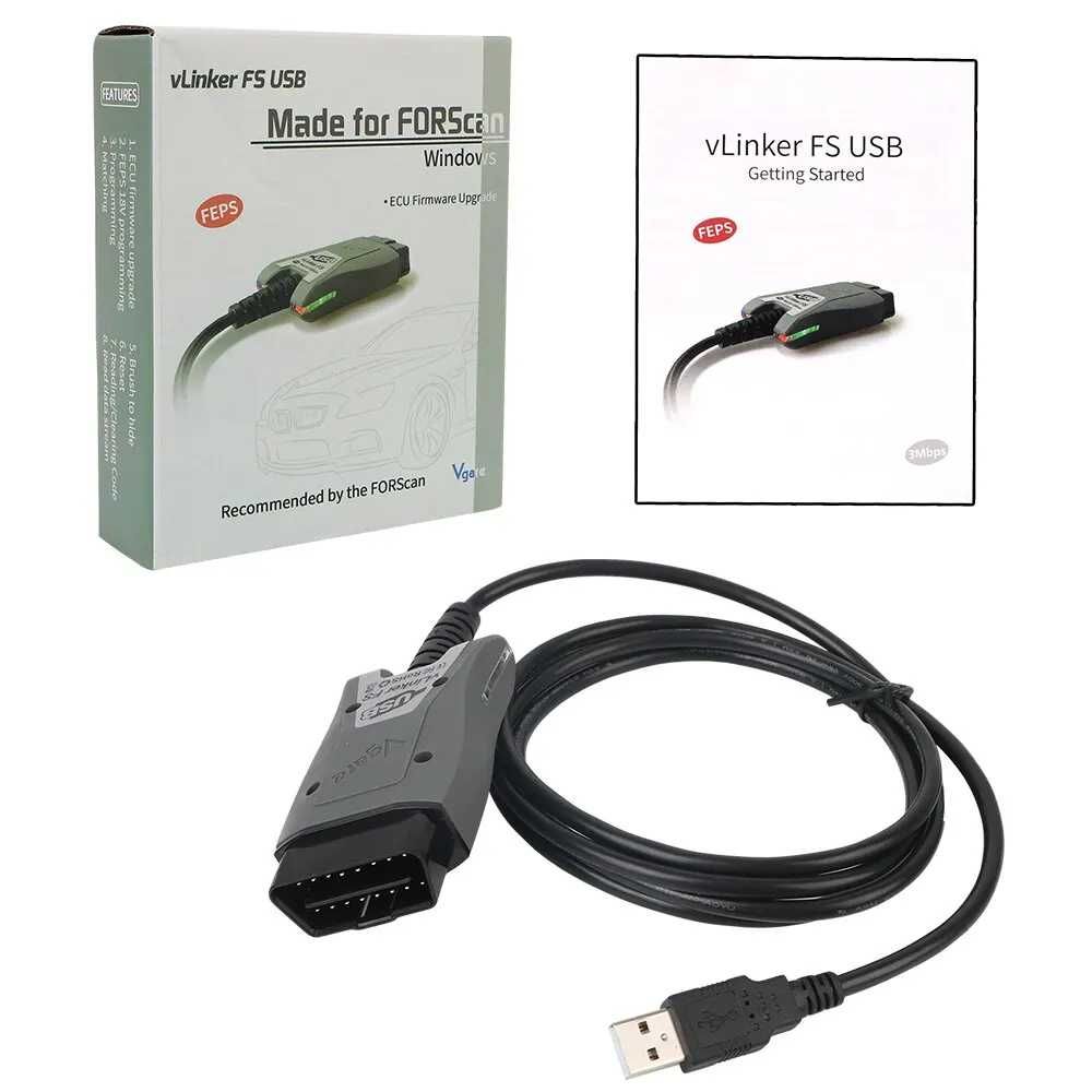 Vgate vLinker FS USB для ForScan