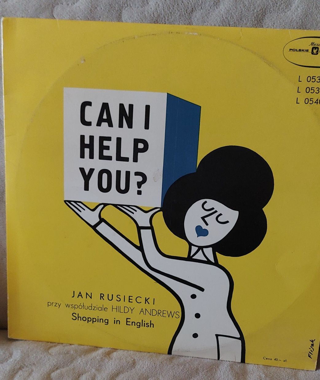 Can i help you? W sklepie i na ulicy- Język angielski Winyl X 3 PRL