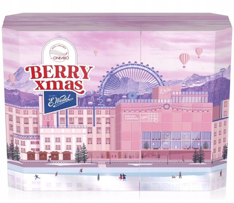 Kalendarz adwentowy BERRY XMAS 24 elementy ONLYBIO Wedel