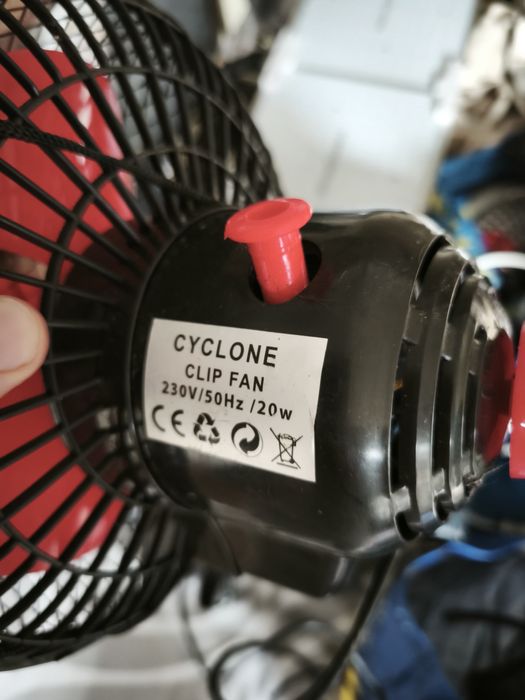 Cyclone 15 cm clip oscilante varias disponiveis