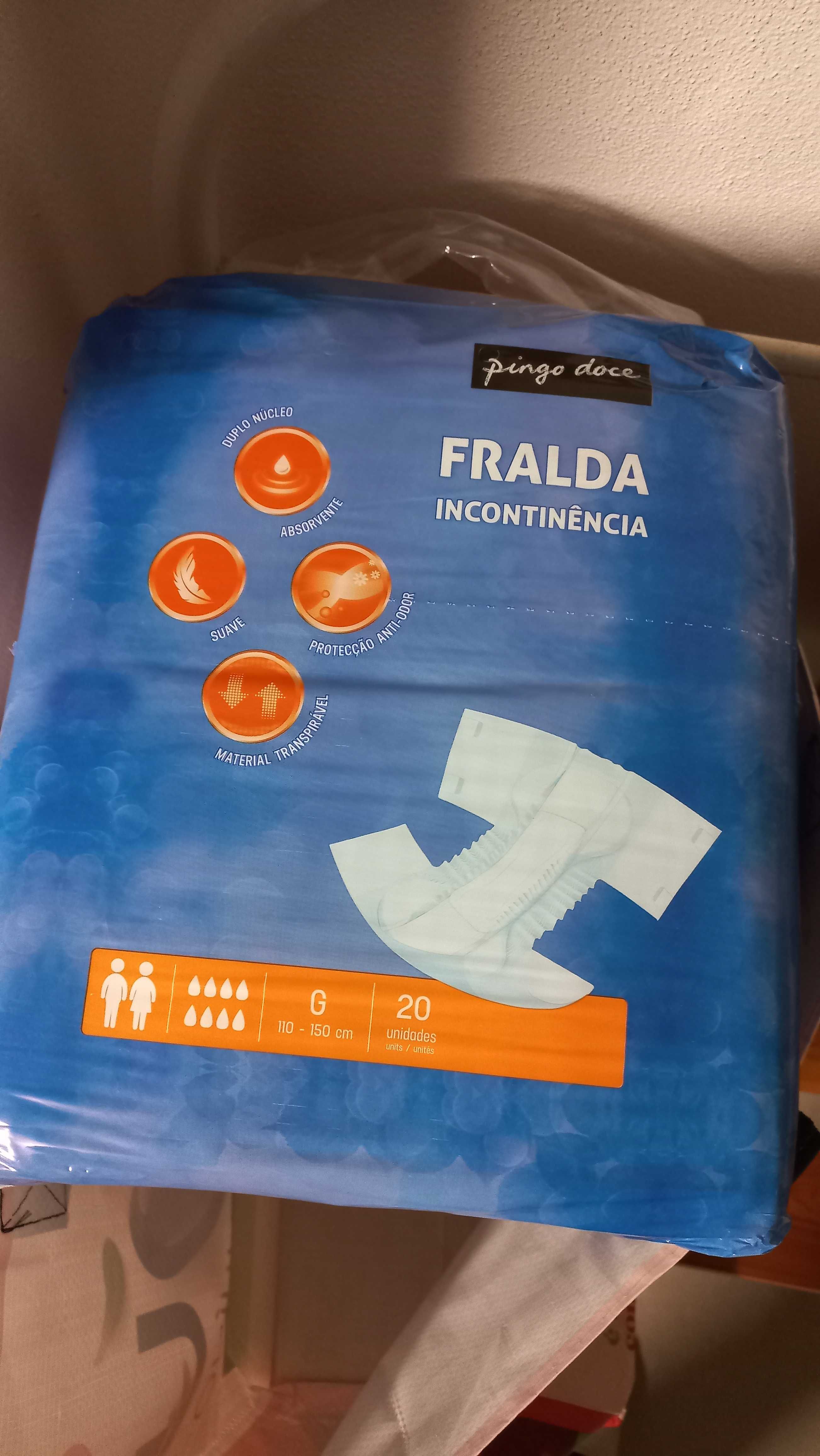 Fraldas incontinência  adulto