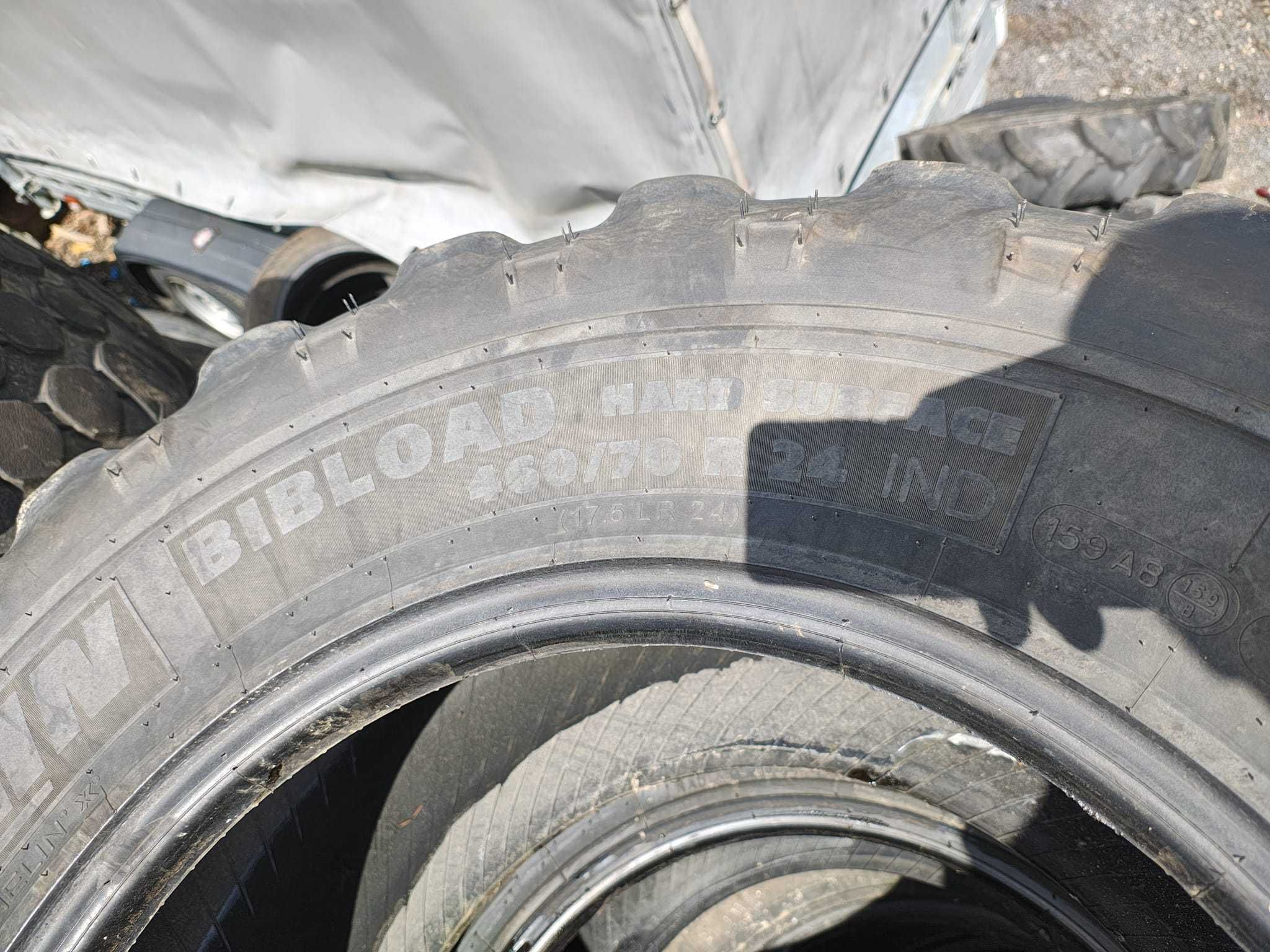 Opony rolnicze 460/70R24 Michelin ładowarka teleskopowa JCB Cat Kramer
