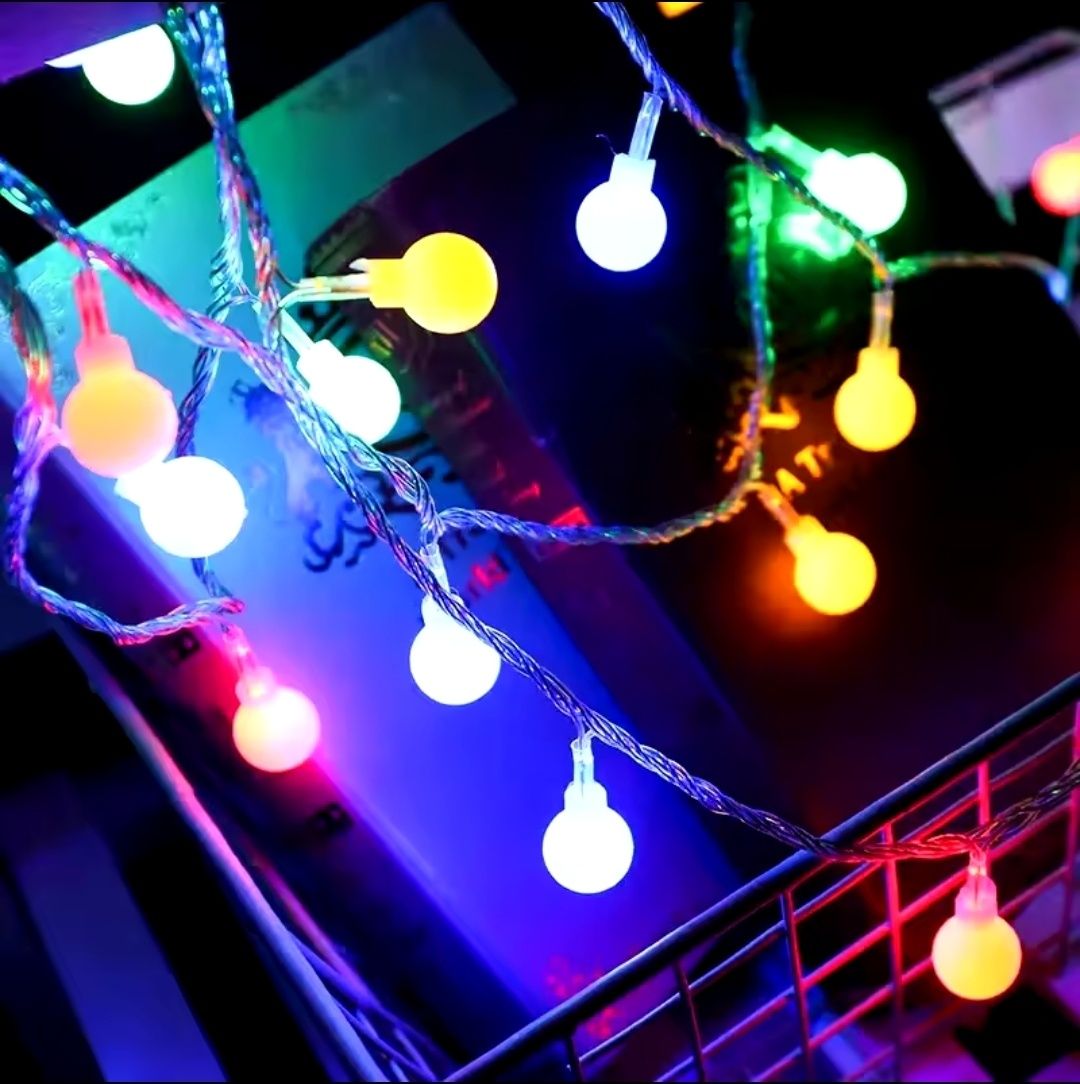 Girlanda 6m 40 LED, dwie wersje + dodatki