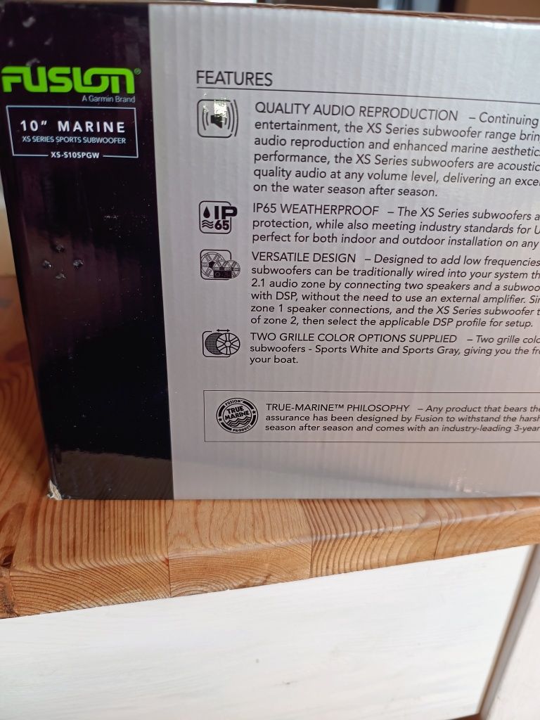 Subwoofer Fusion Marine XS-S10 SPGW głośnik basowy do łodzi