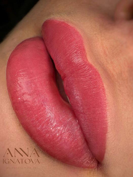 Перманентный макияж брови губы татуаж