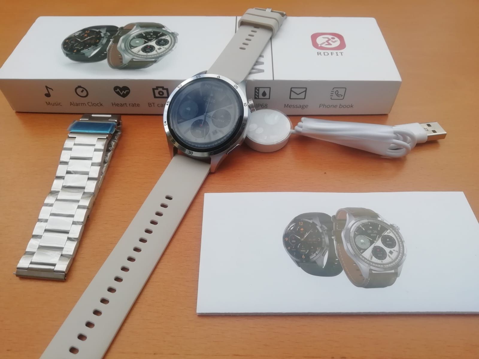 GT4 Pro Plus Smartwatch 48mm (Novo) duas braceletes