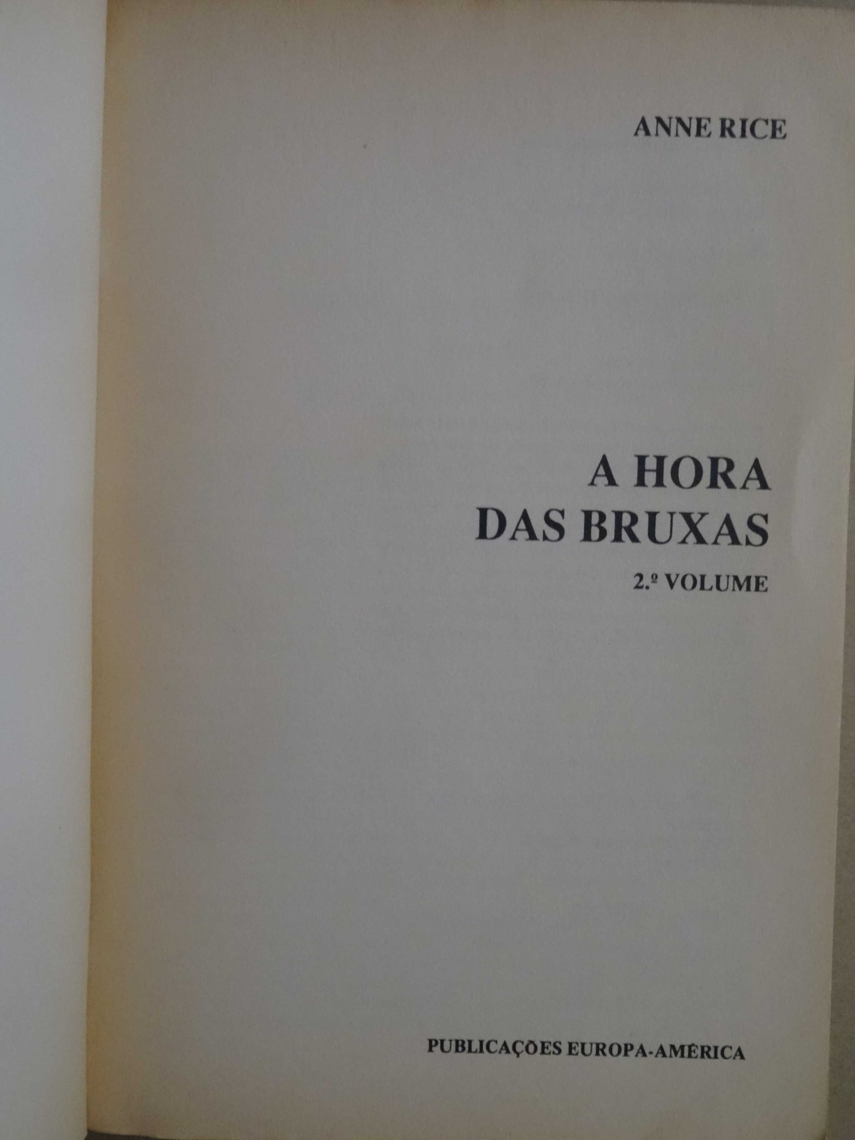 A Hora das Bruxas de Anne Rice - Volume 2