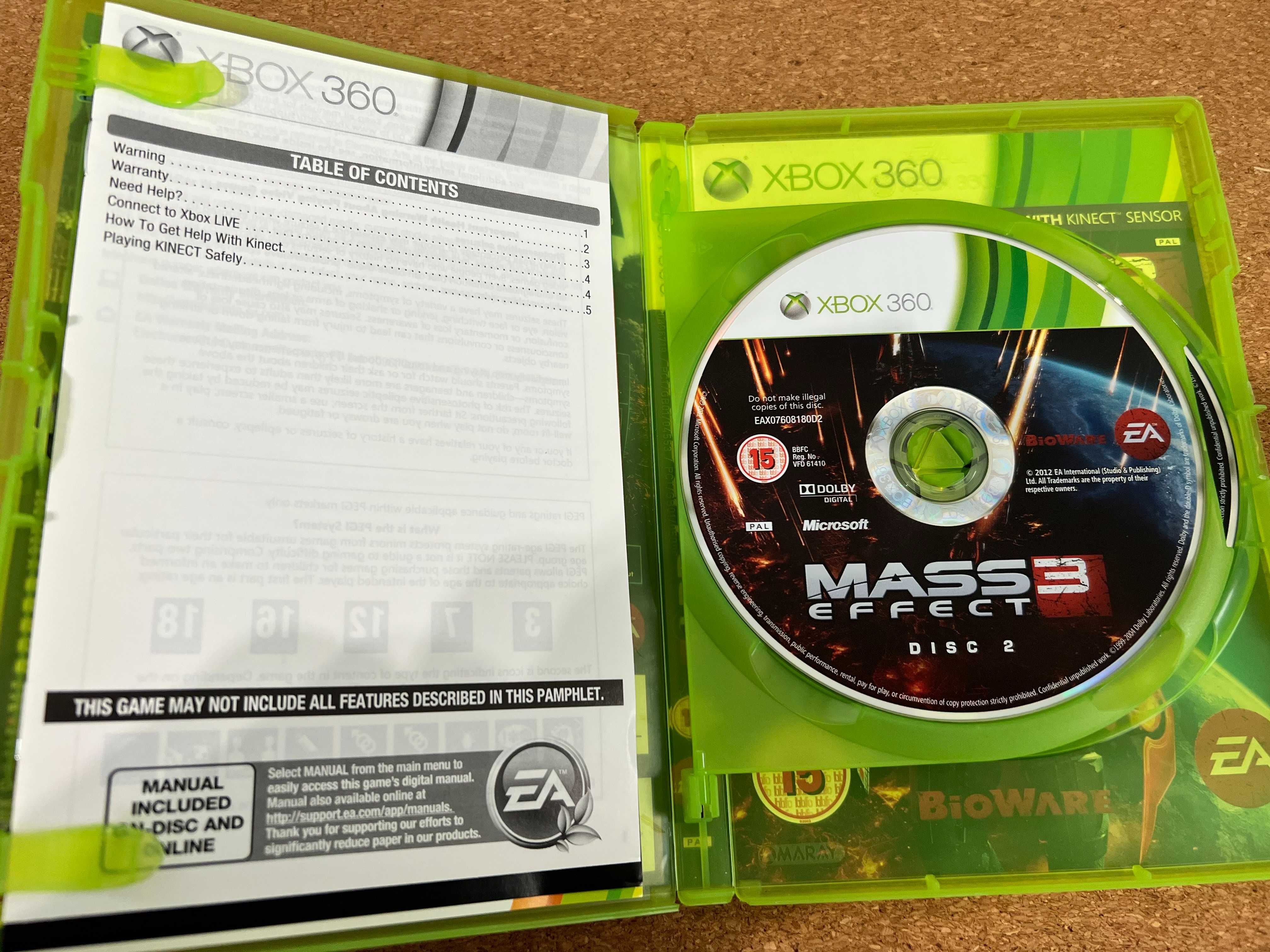 Jogo "Mass Efect 3" XBOX 360