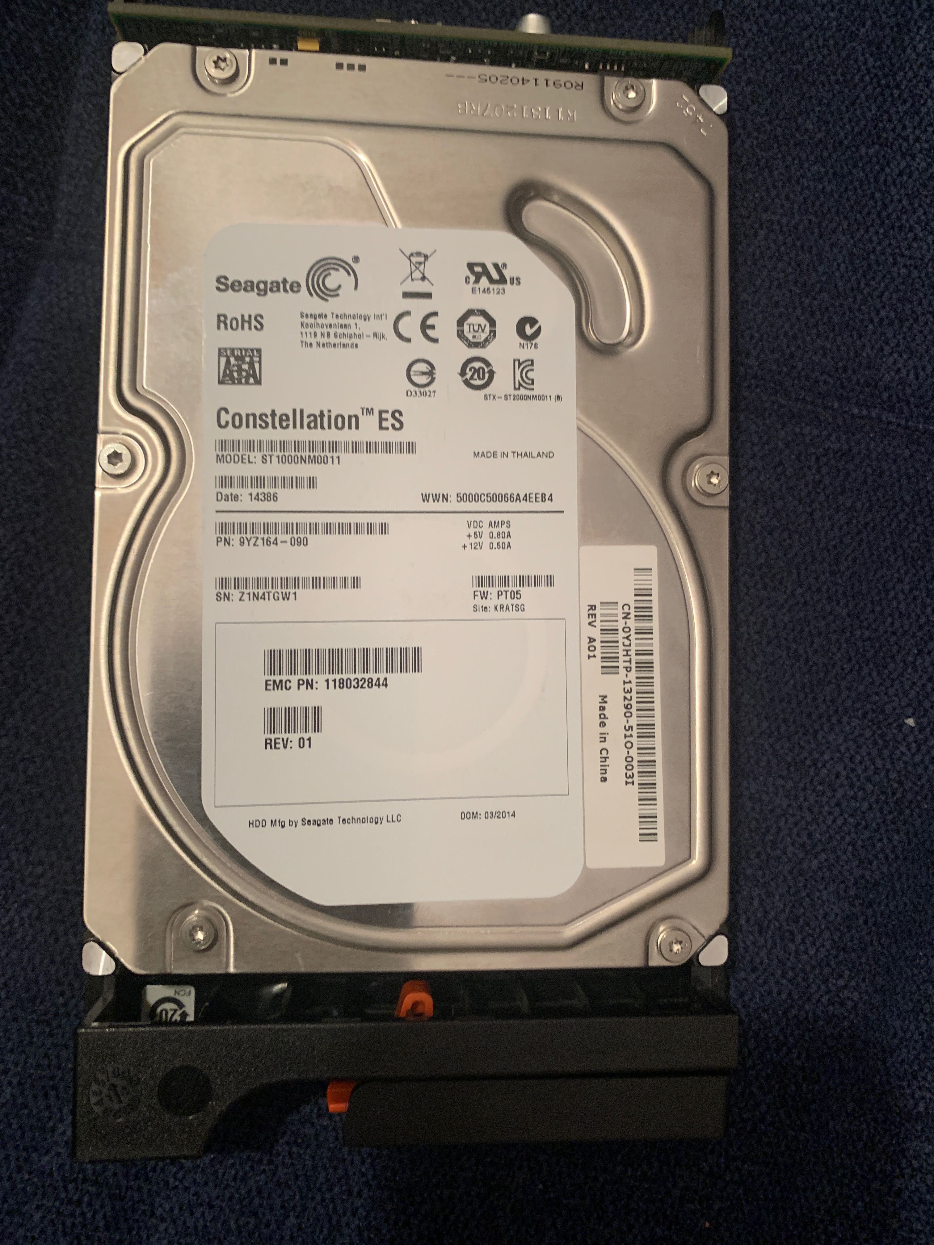 1TB Seagate Constellation ES kieszeń Fibre Channel