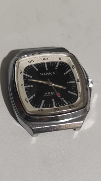 Электронно механические часы чайка