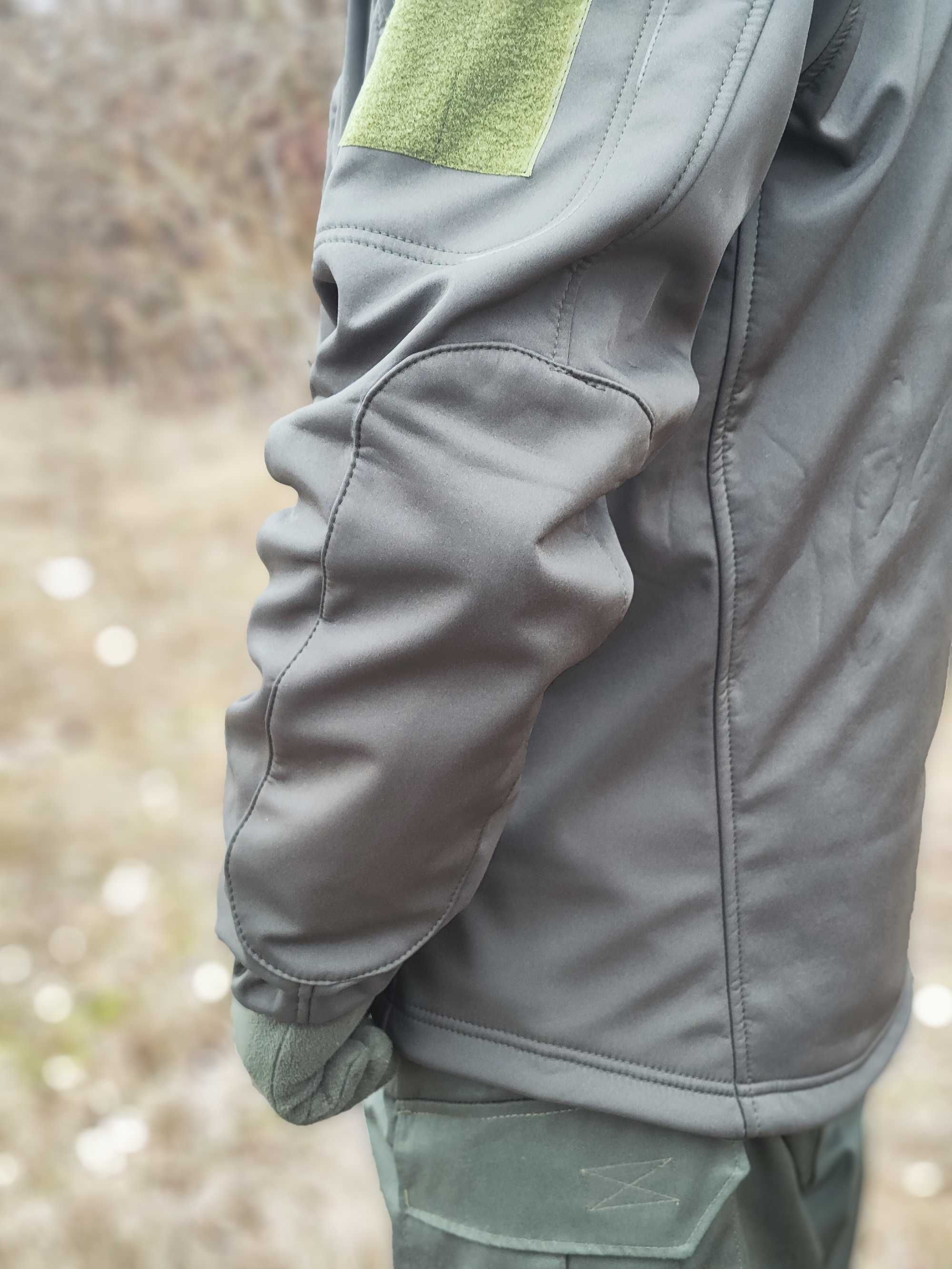 Куртка тактична Softshell утеплена Олива | Софтшелл Олива B&L