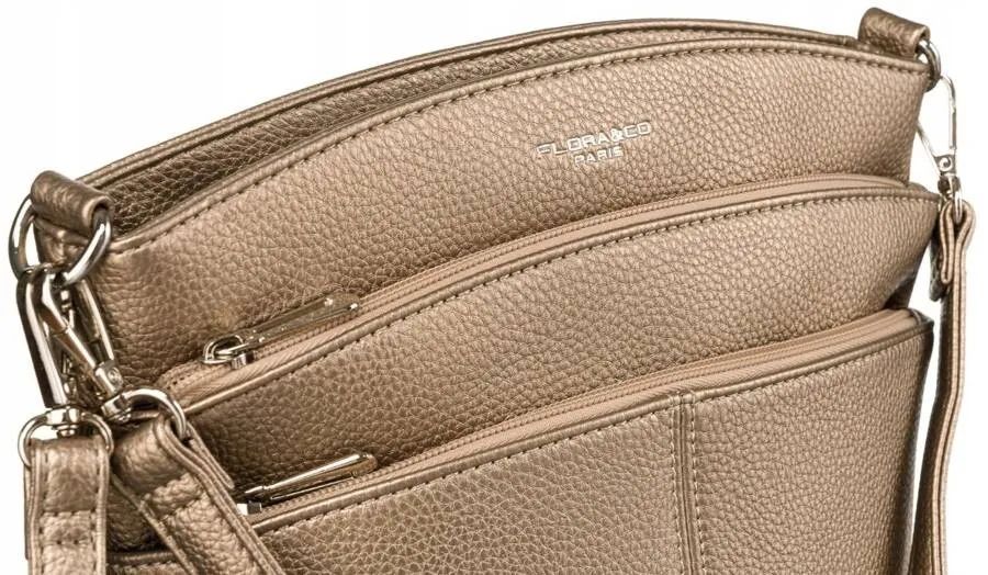 torebka damska z odpinanym paskiem i uchwytem - flora&co