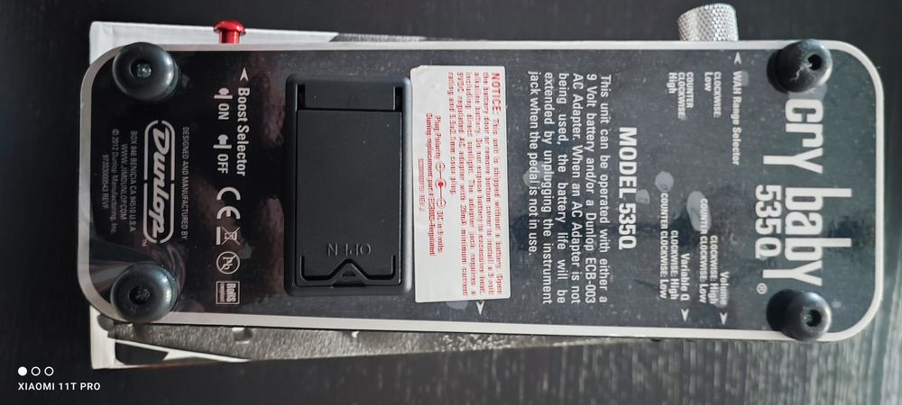 Pedal wah Dunlop Crybaby 535Q