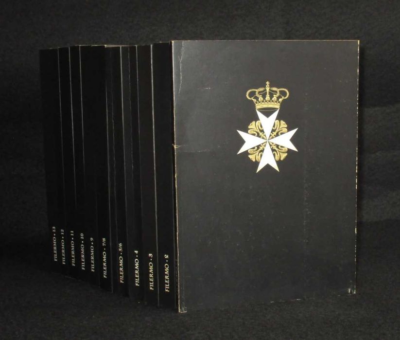 Livros Filermo Ordem Soberana Militar de Malta 13 Volumes Muito Raro