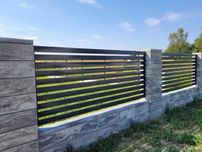 Przęsło palisadowe z profili 80x20mm pod wymiar SIATMETAL