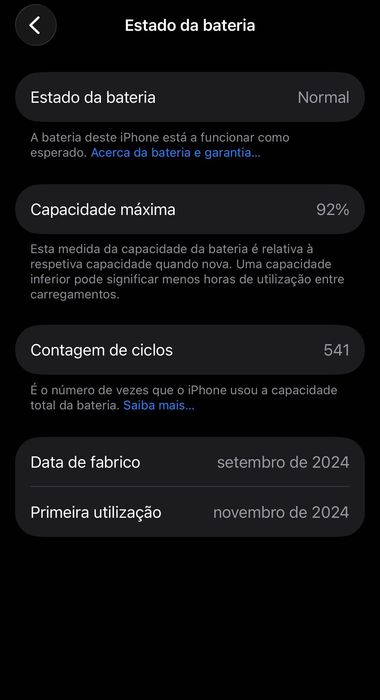 iPhone 16 Pro 128GB - Preto Titanium