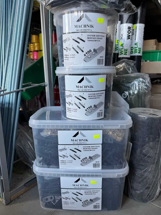 System ukrytego montażu desek tarasowych ukryty montaż desek taras