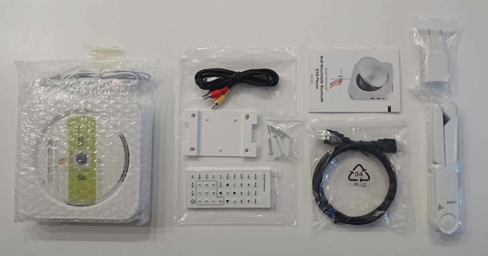Przenośny odtwarzacz DVD/CD z Bluetooth