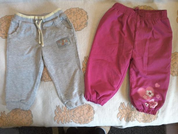 Spodnie dziewczęce dla dziecka w wieku 12 miesięcy