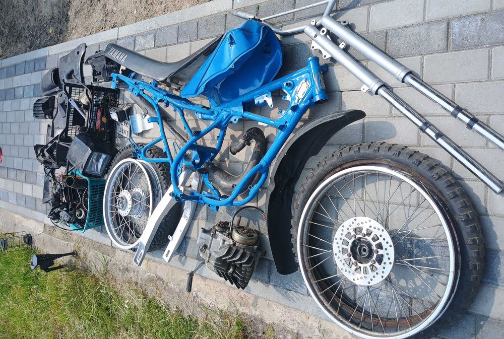Yamaha DT 50 80 z tablicami, dowodem rejestracyjnym i ubezpieczeniem