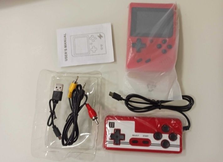 Mini Consola Retro Portátil com 500 jogos Arcade