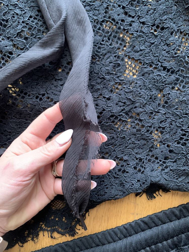 Dres pinko czarny s/m koronkowy