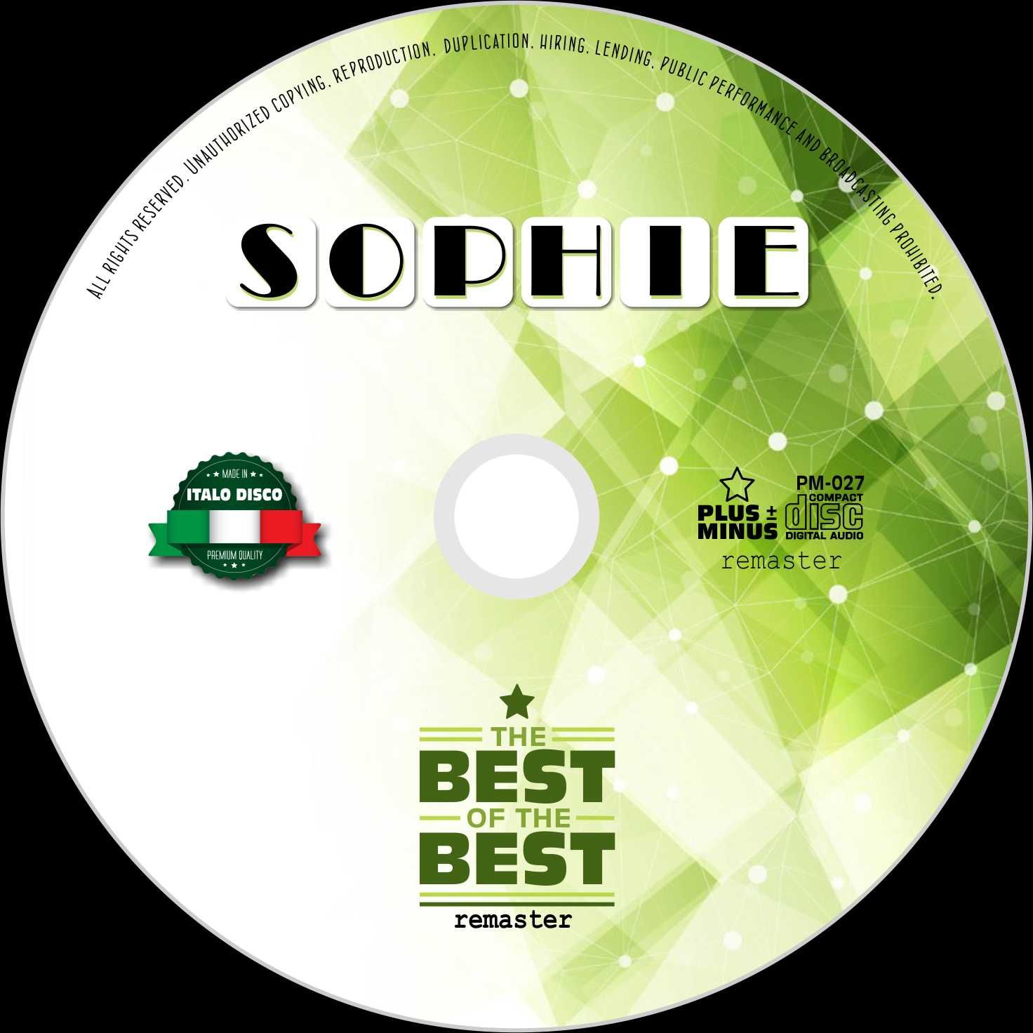 SOPHIE - the BEST of the BEST (remaster CD album)